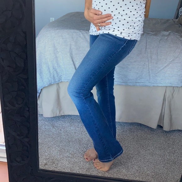 Indigo Blue Maternity Jeans - Picture 2 of 6